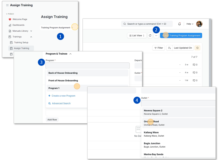 Assign training